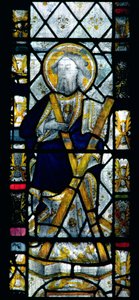 Saint André avec la croix de saint André, britannique, XIVe siècle - English School